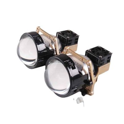 Bóng đèn pha laser 6LED chip H4, đèn pha LED 45W với đèn laser Audi