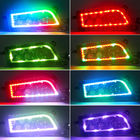 Đèn pha LED tổng hợp Polaris 30W nhiều màu ， Đèn pha chiếu RGB Drl Halo