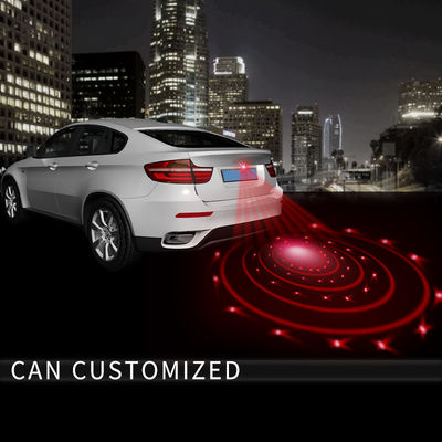 12v 24v Đuôi xe phía sau Khoảng cách bằng laser Cửa sương mù Máy dò tia laser Chống dò đường Para Coches Đèn chiếu Logo Led