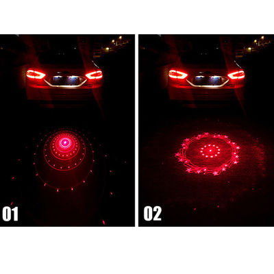 12v 24v Đuôi xe phía sau Khoảng cách bằng laser Cửa sương mù Máy dò tia laser Chống dò đường Para Coches Đèn chiếu Logo Led