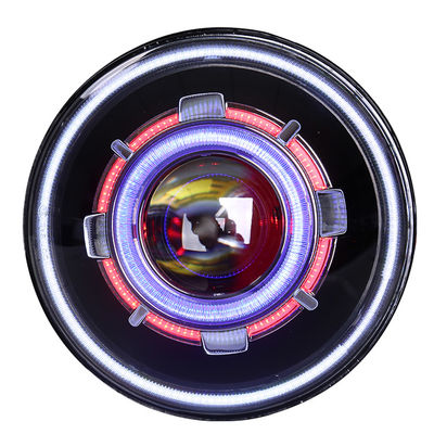 Đèn pha LED mắt quỷ tròn 7 inch cho xe Jeep Wrangler